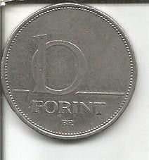 No(3) moneda- UNGARIA- 10 FORINT 1993 foto