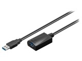 Cablu USB 3.0 A-A 5m Negru 5Gbps