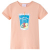 Tricou pentru copii, portocaliu deschis, 116 GartenMobel Dekor, vidaXL