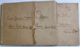 TREI CAIETE DE RETETE ( DOUA DE PRAJITURI SI UNUL DE BUCATE ) ALE DOAMNEI ZOE. S. POPOVICI , 1913