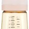 Biberon anticolici premium cu tetina S, galben (160 ml) PlayLearn Toys