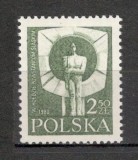 Polonia.1981 60 ani insurectia din Silezia Superioara-Sculptura MP.134, Nestampilat