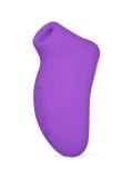 Stimulator Lelo Sona 2 Travel, 12 Moduri Suctiune, Silicon, USB, Mov, 8.7 cm
