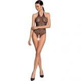 PASIUNE - FEMEIE BS087 BODYSTOCKING NEGRU DE DIMENSIUNE UNICĂ