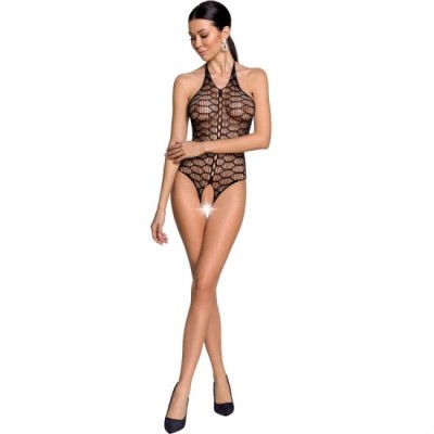 PASSION - WOMAN BS087 BLACK BODYSTOCKING ONE SIZE foto