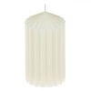 Lum&acirc;nare Decorativă, Model Alb, Parafină, 7x13cm, Durată Ardere 12 Ore, Oem