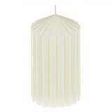 Lum&acirc;nare Decorativă, Model Alb, Parafină, 7x13cm, Durată Ardere 12 Ore, Oem