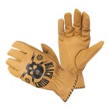 Cumpara ieftin Manusi Moto Piele W-TEC Black Heart Skull, L, Bej