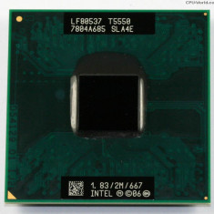 Procesor laptop Intel Core 2 Duo T5550 1,83 GHz 2M 667MHz