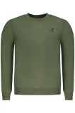 Cumpara ieftin U.S. Grand POLO Bluza simpla barbati cu logo brodat, regular fit, verde, S
