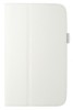 Husa tip carte alba cu stand pentru Samsung Galaxy Tab 3 P3200 (SM-T211) / P3210 (SM-T210)