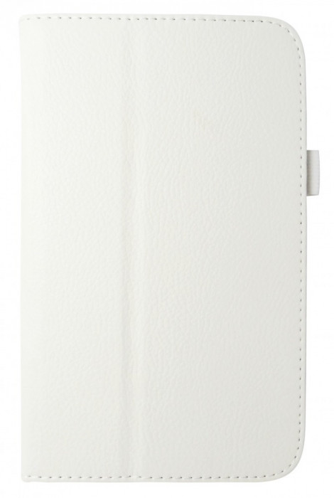 Husa tip carte alba cu stand pentru Samsung Galaxy Tab 3 P3200 (SM-T211) / P3210 (SM-T210)