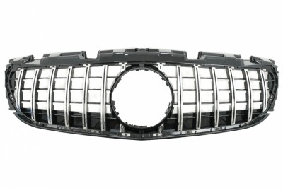 Grila Centrala Mercedes SLC-Class R172 Facelift (2016-2019) GT-R Panamericana Design Negru / Crom Performance AutoTuning foto
