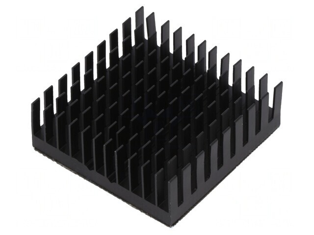 Radiator cu aripioare BGA negru 40x40mm
