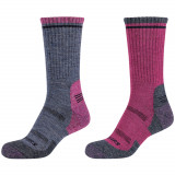 Cumpara ieftin șosete Skechers 2PPK Women Trail Wool Socks SK41105-5700 Roz, 35-38, 39-42