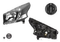 Far Opel Vivaro, 08.2014-, fata, Stanga, cu LED daytime running light; H4+PY21W; electric; fara motoras;