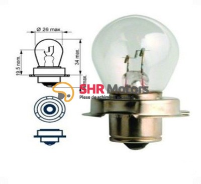 Bec far 12V 15W foto