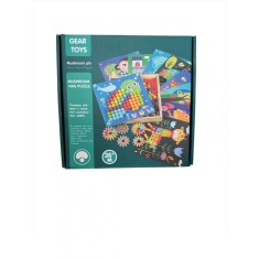 Joc creativ mozaic cu planse, Mushroom Nail, 7Toys