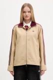 adidas Originals geacă de bumbac culoarea bej, de tranzitie, KF2312