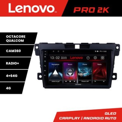 Navigatie Mazda CX-7 2009 Lenovo Kit-097 8 core QLED 2K 4+64 360 Android Waze USB Navigatie Internet Youtube Radio CarStore Technology foto