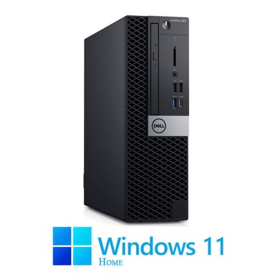 Calculatoare Dell OptiPlex XE3 SFF, Hexa Core i7-8700, 8GB DDR4, SSD, Win 11 Home foto
