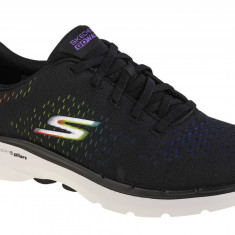 Pantofi pentru adidași Skechers Go Walk 6 - Vibrant Energy 124520-BKMT negru