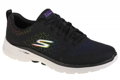 Pantofi pentru adidași Skechers Go Walk 6 - Vibrant Energy 124520-BKMT negru foto