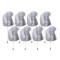Set 8 mini-becuri LED fara fir si cu intrerupator,Handy Bulb LED