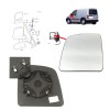 Geam oglinda exterioara FORD TRANSIT/TOURNEO CONNECT (C170), 05.2003-2009, partea stanga, incalzit; sticla convexa; geam cromat