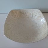 Farfurie decorativa/bol/fructiera, veche, perioada comunista, portelan Sighisoara, stare buna