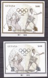 Guyana 1993 SAH sport olimpiada MI bl. 337,338 MNH