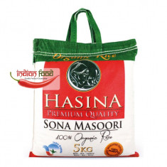 Hasina Organic Sona Masoori Rice (Orez Sona Masoori Organic) 5kg foto