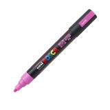Marker UNI PC-5M Posca, 1.8-2.5 mm,varf mediu,roz