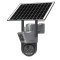 Camera Supraveghere DUBLA 2 Ecrane Diferite, ZOOM 10X cu Panou Solar, WIFI, 8MP