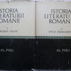 Istoria literaturii romane (2 volume) – Al. Piru (supracoperta putin uzata)