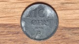 Norvegia ocupatie germana - moneda de colectie zinc - 10 ore 1941 - superba !