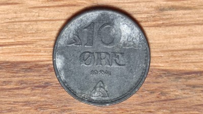 Norvegia ocupatie germana WW2 - moneda de colectie zinc - 10 ore 1941 - superba ! foto