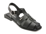 Sandale GRYXX negre, 336801, din piele naturala