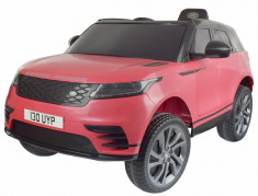 Masinuta electrica Premier Range Rover Velar, 12V, roti cauciuc EVA, scaun piele ecologica, roz foto