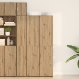 VidaXL Bufet &icirc;nalt din stejar artizanal 40x42.5x185 cm lemn ingineresc