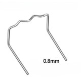 Set 100 cleme pentru pistol de reparat obiecte din plastic 0.8mm Cod:K18028-13 Automotive TrustedCars
