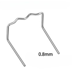 Set 100 cleme pentru pistol de reparat obiecte din plastic 0.8mm Cod:K18028-13