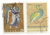 Grecia - Mozaicuri - 1970, valori obliterate