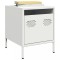 Gossi noptiere, 2 buc., alb, 35x39x43,5 cm, otel