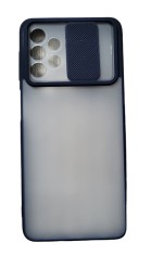 Huse siliconcu protectie camera slide Samsung Galaxy A52 ; A52s , Albastru