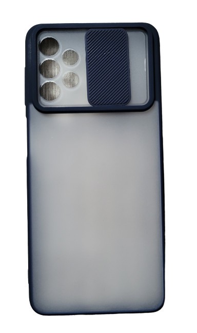 Huse siliconcu protectie camera slide Samsung Galaxy A52 ; A52s , Albastru