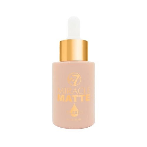 Baza de Machiaj Elixir pentru fata, W7, Miracle Matte Elixir, 30 ml