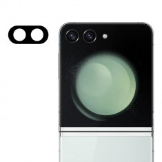 Folie Camera pentru Samsung Galaxy Z Flip5, Techsuit Full Camera Glass, Black