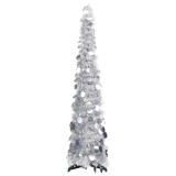 Pomi de Craciun artificiali PET Silver