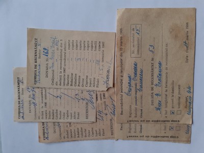 DOVADA DE RECENSAMANT 1966-1967 foto
